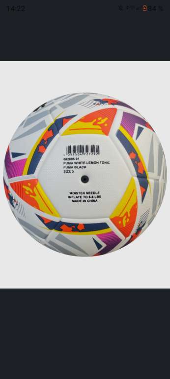 Футбольный мяч FIFA Santander, 5 размер, белый