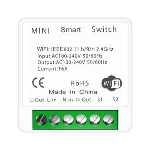 Умный выключатель 16а Wi-Fi lukbspy