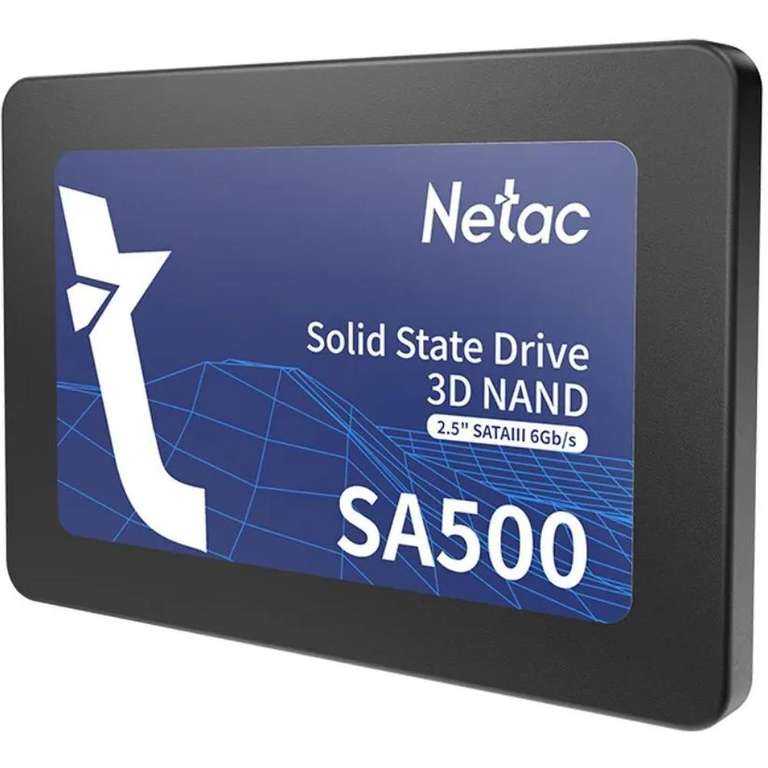 SSD диск Netac 1ТБ (NT01SA500-1T0-S3X) SATA III