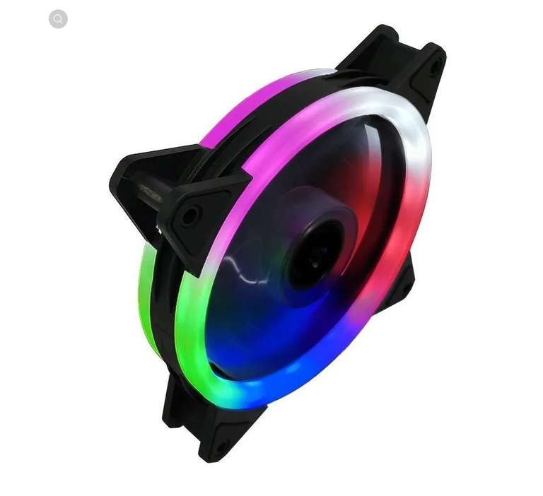 Вентилятор для корпуса RGB 120 мм (5 цветов), 3 шт. (с Озон картой)