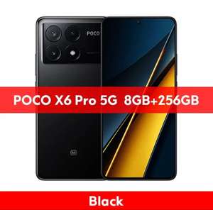 Смартфон POCO X6 Pro 8/256 Гб, чёрный (цена зависит от аккаунта)