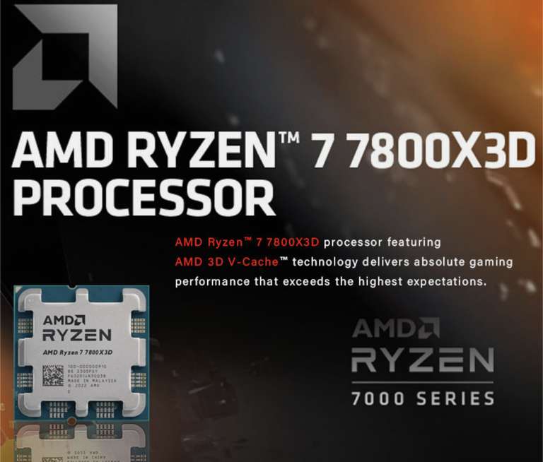 Процессор AMD Ryzen 7800x3d