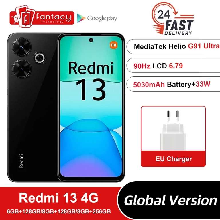 Смартфон Xiaomi Redmi 13 4G 8/128 ГБ