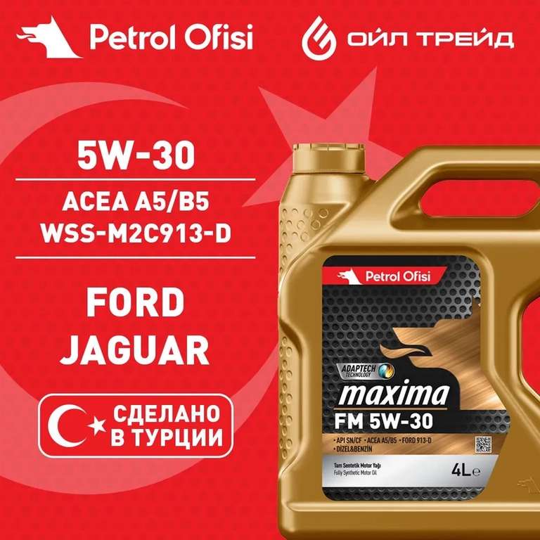 Моторное масло Petrol Ofisi Maxima 5W-30 a5/b5