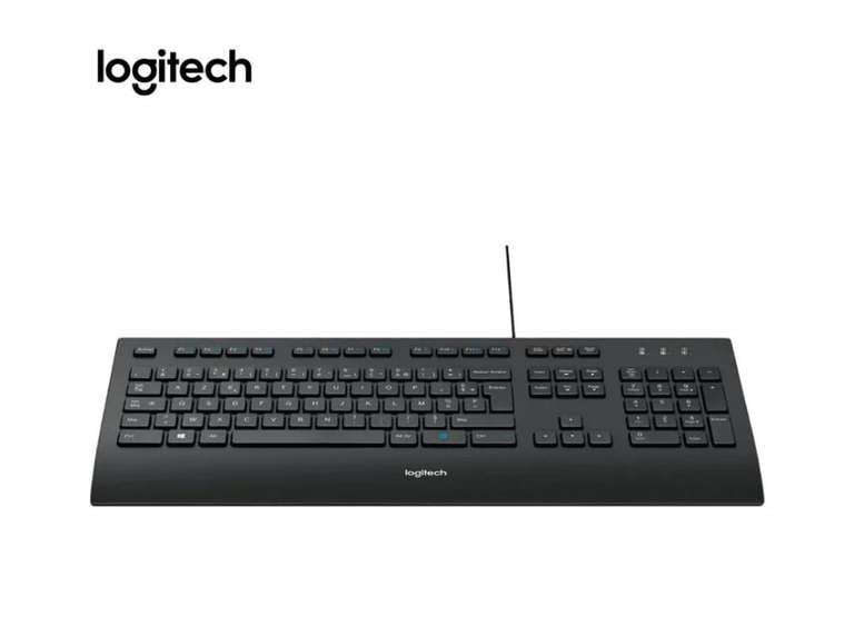 Клавиатура проводная Logitech Comfort K280E, Российская клавиатура, черный