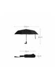 Зонт складной унисекс автоматический Xiaomi Empty Valley Automatic Umbrella черный (возврат бонусами СММ 1209)
