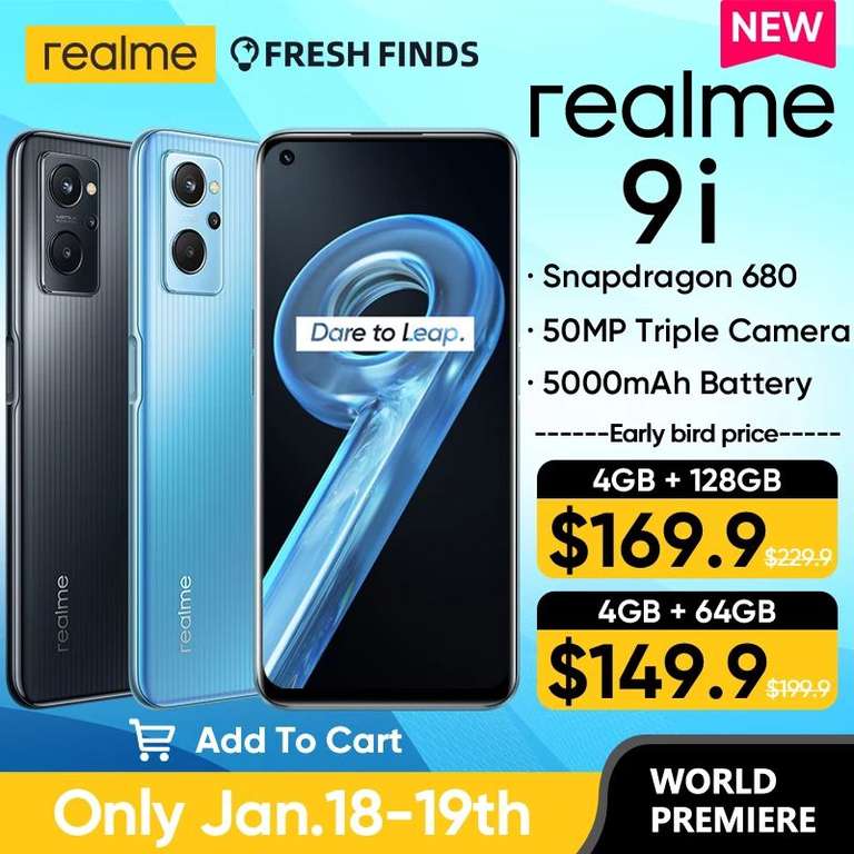 Смартфон Realme 9i 4+64 Гб