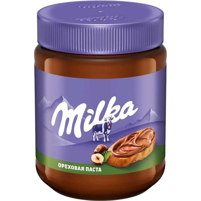 [Москва, Тверь и др] Паста шоколадно-ореховая Milka, 350 г (125₽ по промокоду) в «Пятерочке» через «Сбермаркет»