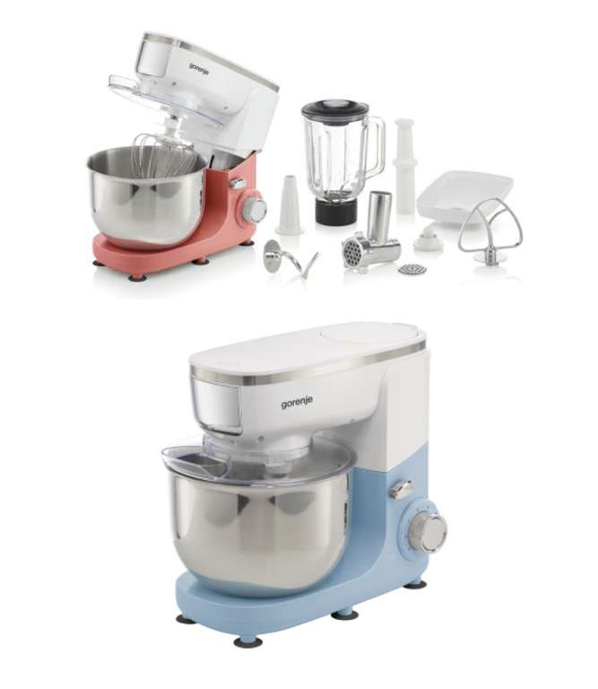 Кухонная машина Gorenje MMC1005BW и MMC1005BR (1000 Вт, миксер, блендер, мясорубка)