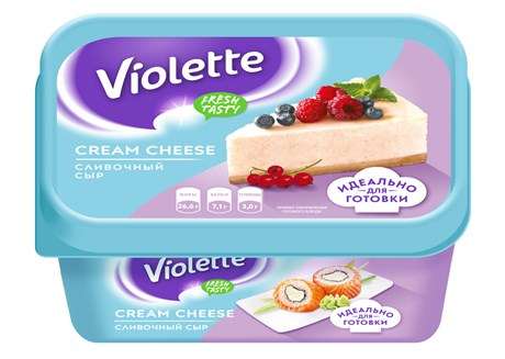 Сыр Violette сливочный творожный 70%, 400 гр.