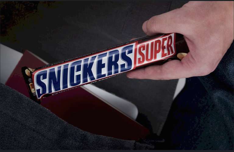 [Обнинск и возможно др] Шоколадный батончик Snickers Super, 80 г