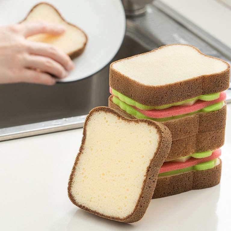 Губка для мытья посуды «Сэндвич»