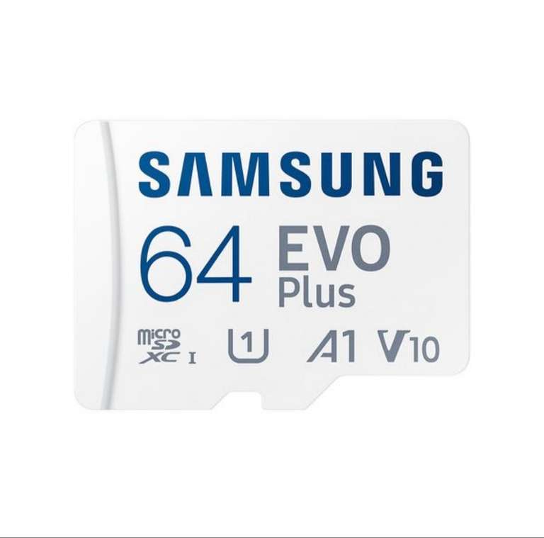 Карта памяти Samsung EVO plus 64Gb Class10