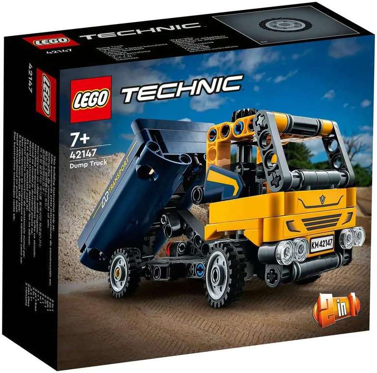 Конструктор LEGO Technic 42147 Самосвал (177 деталей), 2 варианта сборки