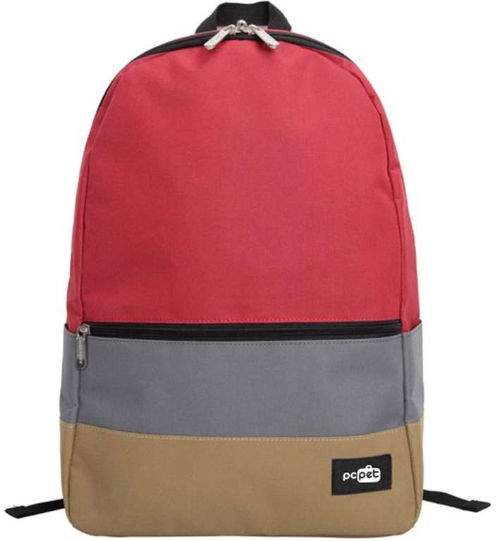 Рюкзак 15.6" PC PET PCPKB0015RG, красный/серый