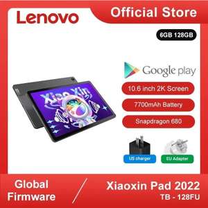 Планшет Lenovo Xiaoxin Pad 2022 6+128, 10.6", 6+128GB (из-за рубежа, с картой OZON)