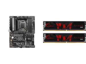 Материнская плата MSI Z590-A PRO ATX + ОЗУ 32GB (2x16GB) G.SKILL Aegis DDR4 2666 (из США, нет прямой доставки)