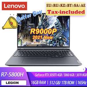 Ноутбук Lenovo legion 5 pro 16+512Гб 16''