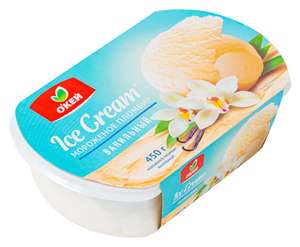 [Мск, Мо] Мороженое пломбир ОКЕЙ ванильный 450г БЗМЖ