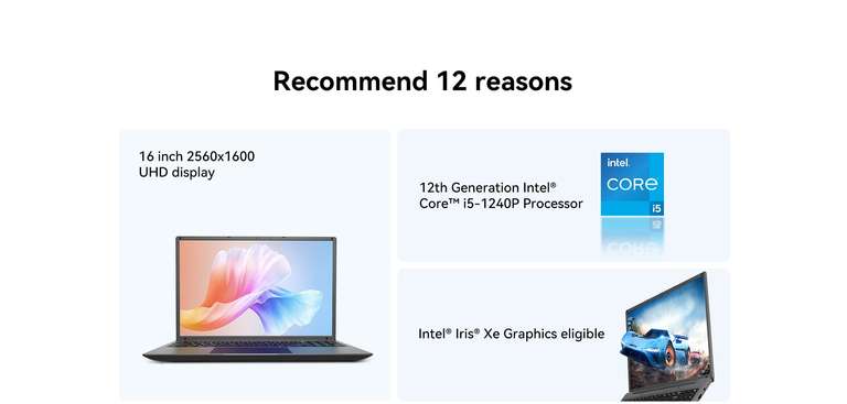 Ноутбук Adreamer Leobook 16s (i5-1240P, 8 или 16Гб RAM, 256 или 512Гб SSD, 16", ips 2560*1600)