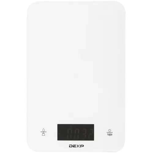 Кухонные весы DEXP KG-30W (сенсорные, стекло)