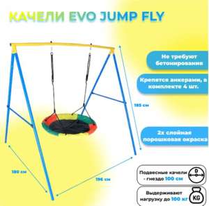 Уличные детские качели - гнездо EVO JUMP Fly