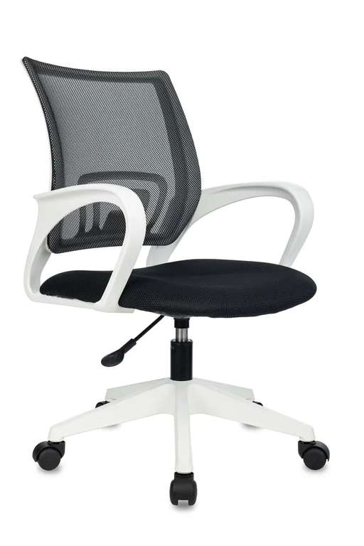 Кресло компьютерное офисное Бюрократ CH W 696 BLACK черный/белый
