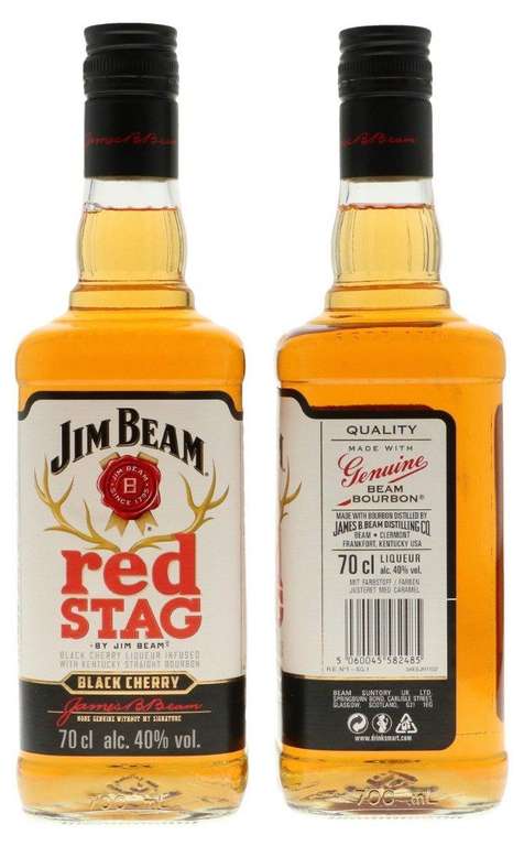 Виски Jim Beam Red Stag Black Cherry 40%, 0.7 л