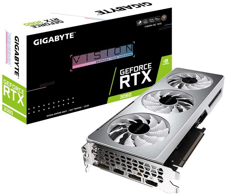 Видеокарта GIGABYTE GeForce 3060 VISION OC 12G, Retail