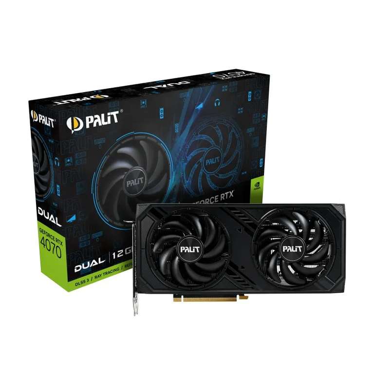 Видеокарта Palit NVIDIA GeForce RTX 4070 12 ГБ (Цена по Озон карте)