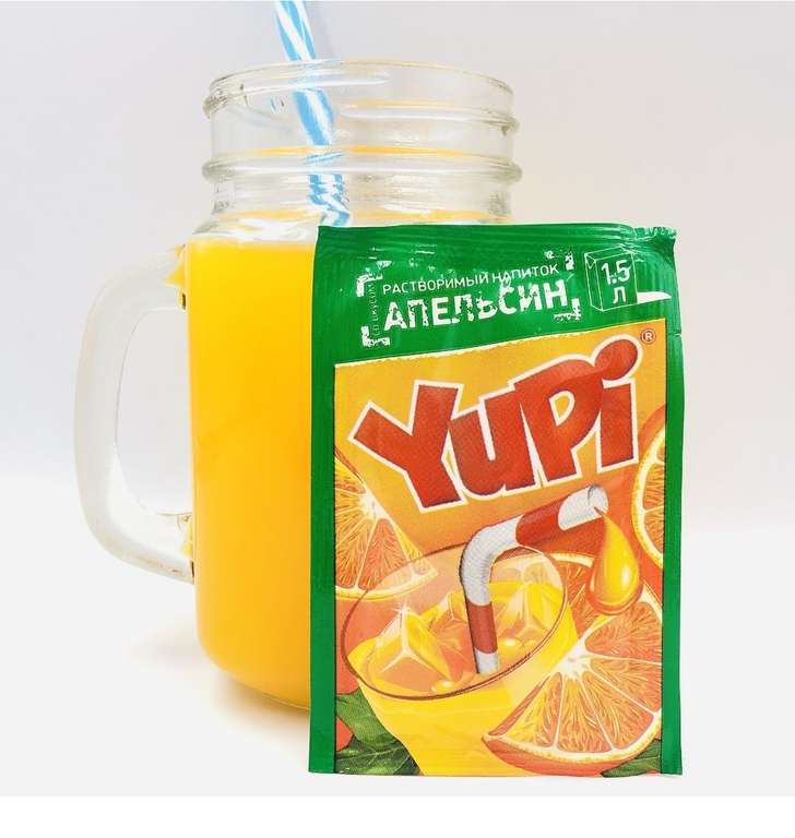 Набор YUPI Растворимый напиток. 12 вкусов по 2 шт.