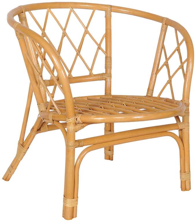 Кресло с подушкой натуральный ротанг mj bhm001 a