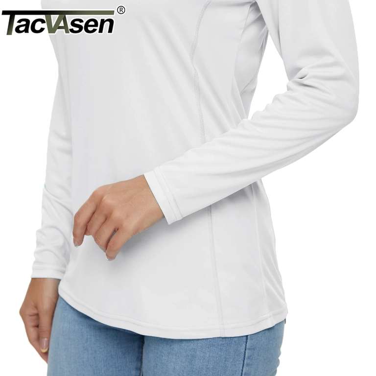 Женская футболка TACVASEN TS203 с длинным рукавом и UV-защитой (разные р-ры и цвета)