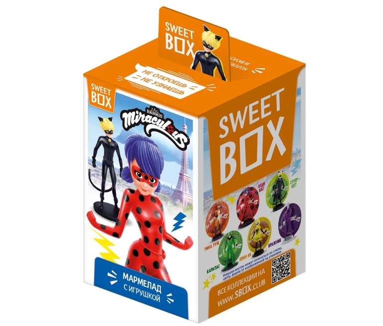 Мармелад Sweet Box Леди Баг с игрушкой