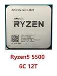 AMD Процессор Ryzen 5 5500 OEM (без кулера) (из-за рубежа, с Озон картой)