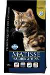 Сухой премиум корм для кошек Farmina Matisse, 1,5 кг, с лососем и тунцом