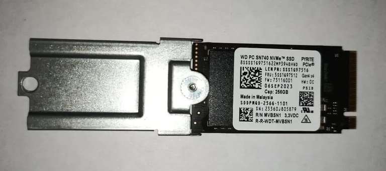 Внутренний SSD SN740 SDDPMQD-256G-1101 256 ГБ