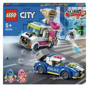 Конструктор LEGO City Police 60314 Погоня полиции за грузовиком с мороженым, 317 дет.