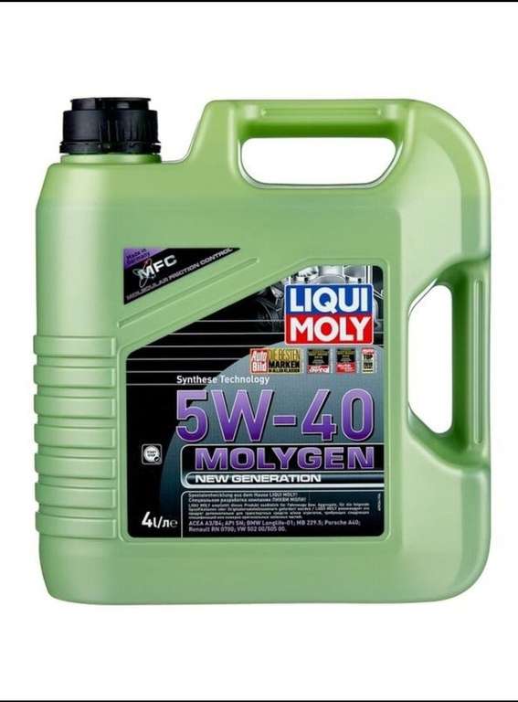 Моторное масло Liqui Moly 5W-40 Molygen 4L