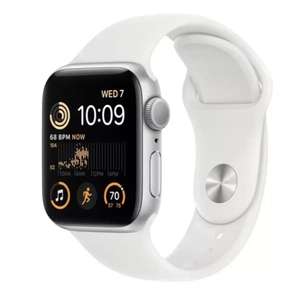 Смарт-часы Apple Watch SE Gen 2 (2022) GPS 44mm, серебристые (+ возврат до 30%)