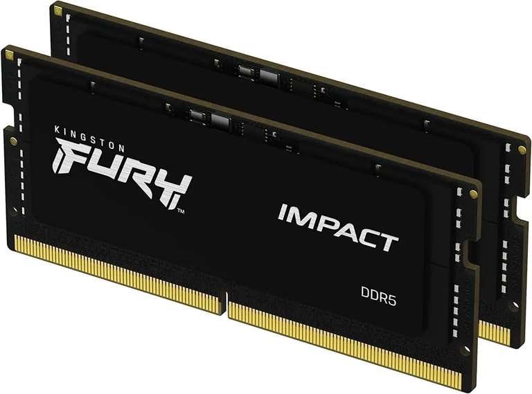 Оперативная память Kingston Fury Impact DDR5 4800 МГц 2x16 ГБ (KF548S38IBK2), из-за рубежа