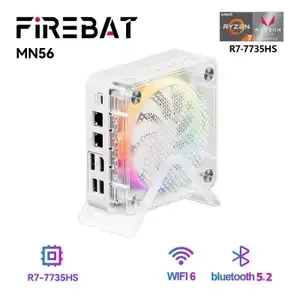 Мини ПК Firebat MN56 (Ryzen 7 7735HS, RAM 16 ГБ, SSD 512 ГБ, Radeon 680M, Windows 11), из-за рубежа