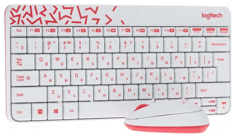 Беспроводные клавиатура + мышь Logitech MK240 Nano