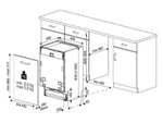 Встраиваемая посудомоечная машина Indesit СМ DIS 1C69, 45 см, 10 комплектов, полная защита от протечек