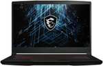 Ноутбук MSI GF63 Thin 11SC (15.6", Intel Core i5-11400H, RAM 8 ГБ, SSD 256 ГБ, NVIDIA GeForce GTX 1650 4 ГБ), из-за рубежа