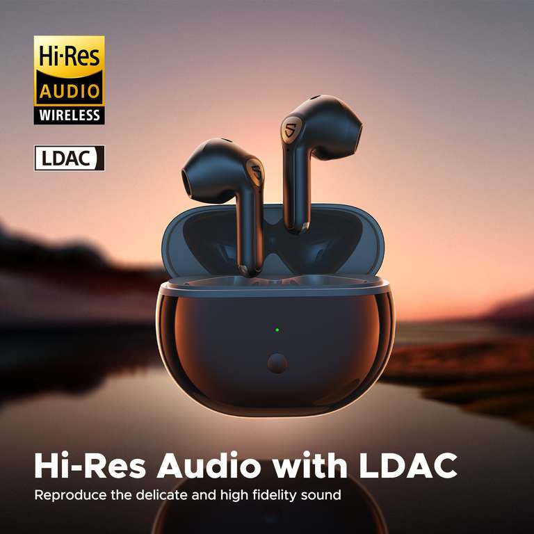 TWS наушники Soundpeats air 3 deluxe hs с кодеком LDAC