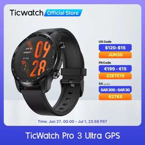 Умные часы TicWatch Pro 3 Ultra GPS Wear OS
