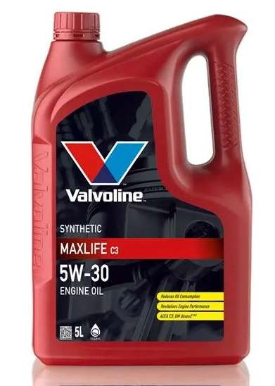 Моторное масло Valvoline MAXLIFE C3 5W-30, 4 л.
