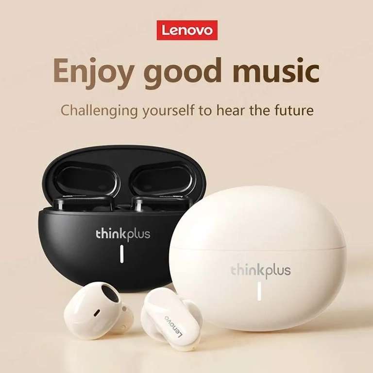 Беспроводные наушники Lenovo ThinkPlus LP19 (Bluetooth 5.1, Type-C, до 16 ч)