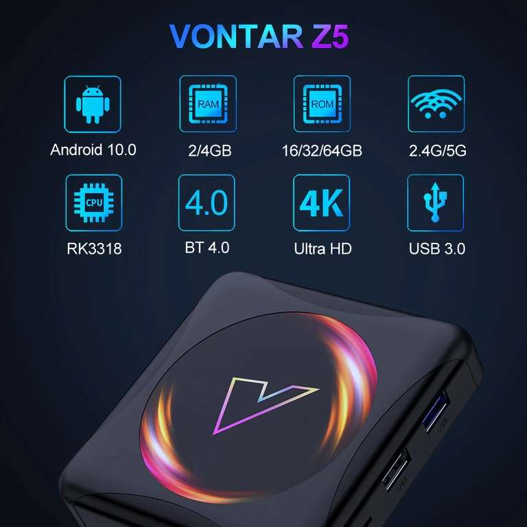 ТВ-приставка VONTAR Z5 на Android 11
